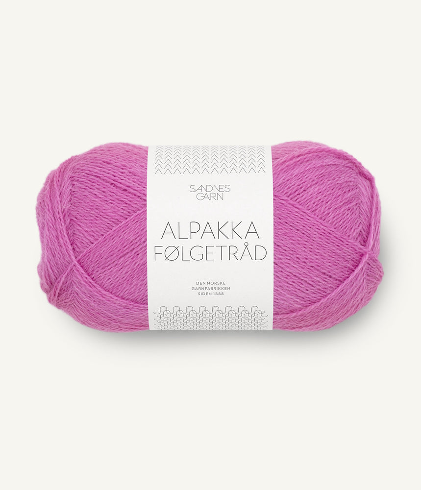 4628 Magenta - Alpakka Følgetråd