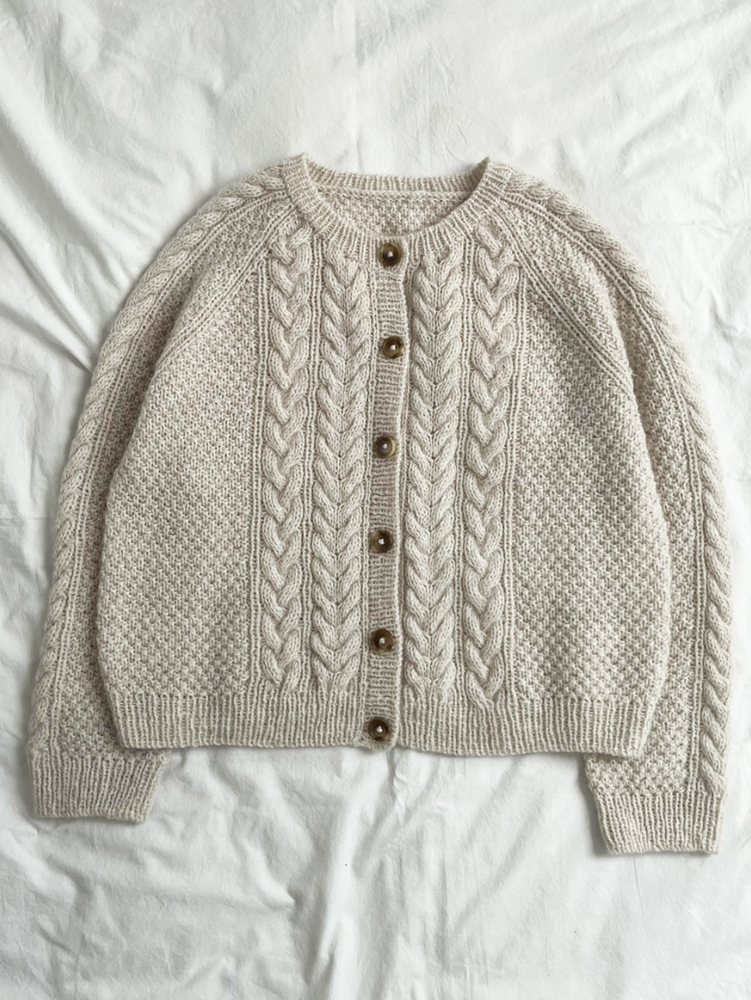 Le Knit -  Siri Cardigan - Papir