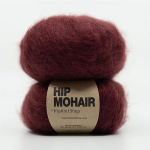 Merlot Please  -	Hip Mohair - HipKnitShop - Garntopia