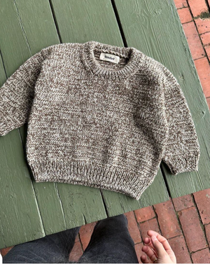 Melange Sweater Baby - Papir