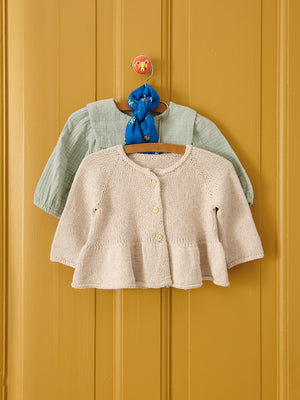 2407 - Sommerbaby - Nr. 7  DINA PEPLUM CARDIGAN BABY