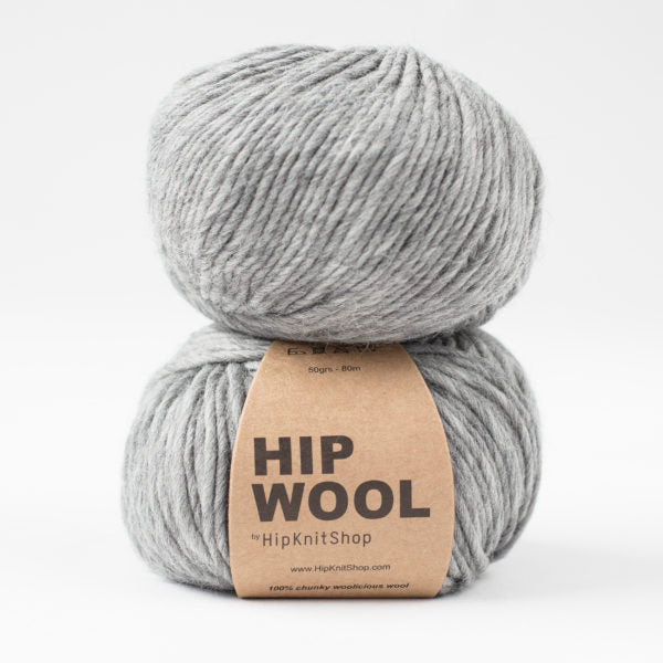 Cloudy – dark grey blend -	Hip Wool