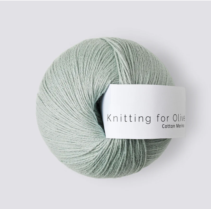 Lys Mint -	Cotton Merino