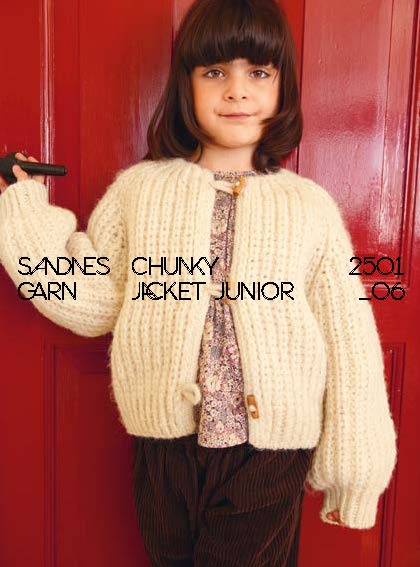 2501 - Mykt til barn - Nr. 6 Chunky Jacket Junior