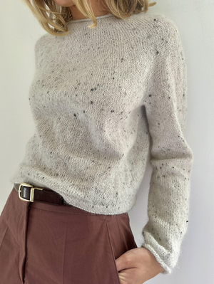 Le Knit -  Plain Yoke Blouse - Papir