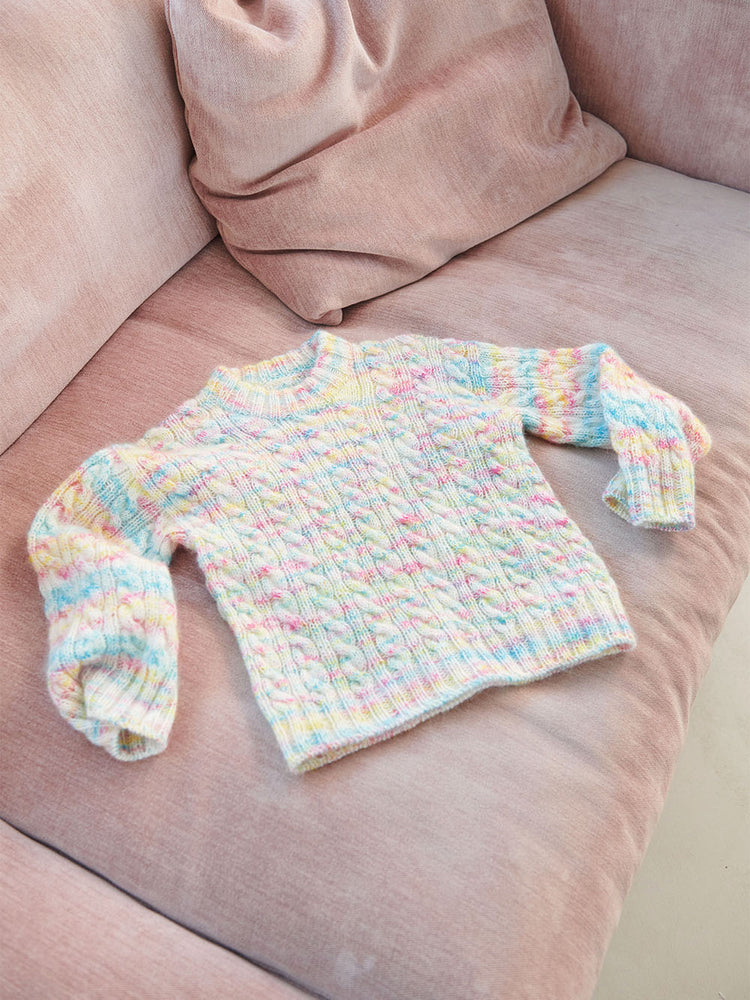 2401 - Mykt til barn - Nr. 1 BONNIE SWEATER JUNIOR - Papir