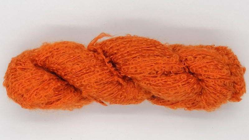 1027 Appelsin -	Mohair Bouclé