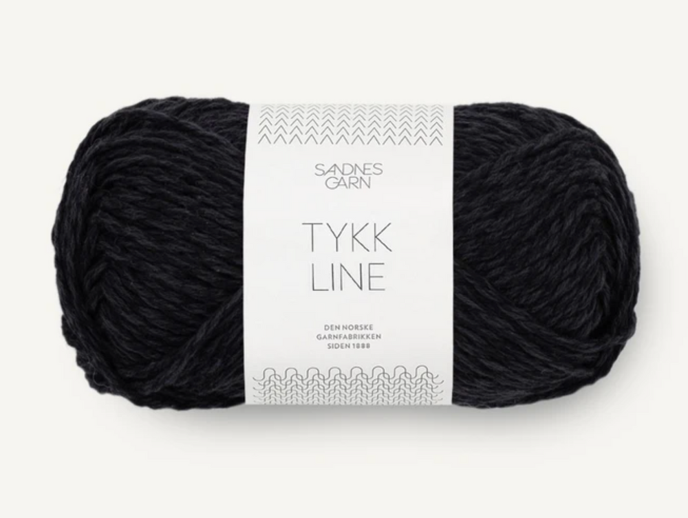 1099 Svart -	Tykk Line