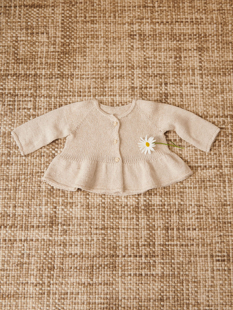 2407 - Sommerbaby - Nr. 7  DINA PEPLUM CARDIGAN BABY