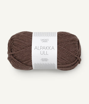 3571 Brun -	Alpakka ull