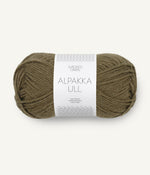 9873 Dark Olive -	Alpakka ull