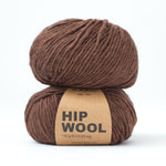 Chocolate crush brown -	Hip Wool