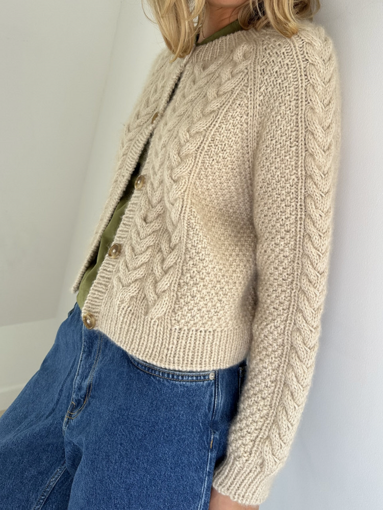 Le Knit -  Siri Cardigan - Papir