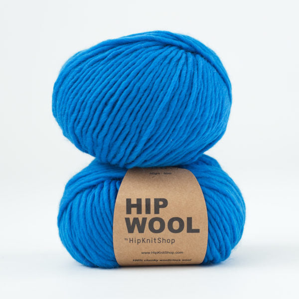 Falling for you blue -	Hip Wool