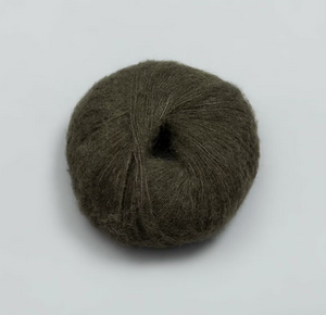 486 Mørk mosegrønn -	Alpaca Silk