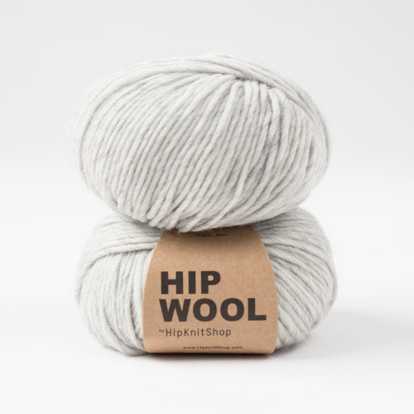 Foggy – light grey blend -	Hip Wool