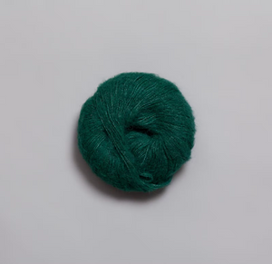 0961 Mørk grønn -	Alpaca Silk