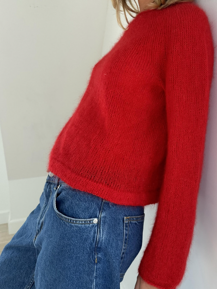 Le Knit -  Plain Yoke Blouse - Papir