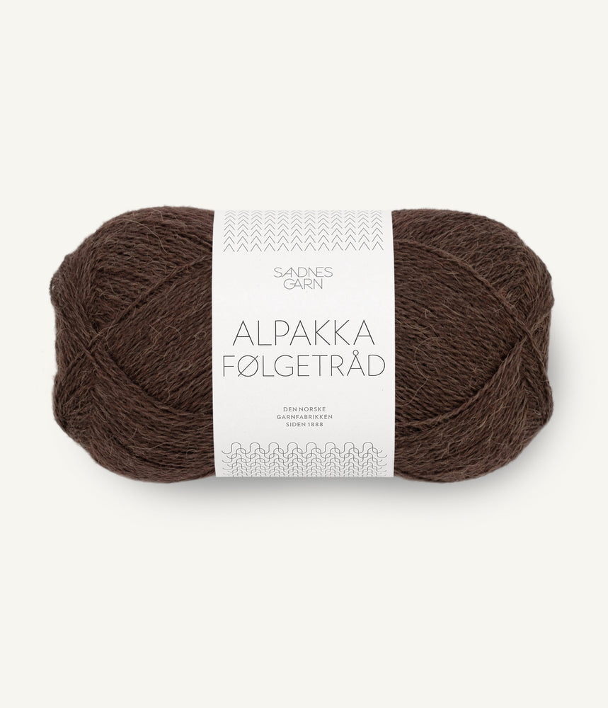 3091 Cacao Nibs - Alpakka Følgetråd