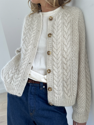 Le Knit -  Siri Cardigan - Papir