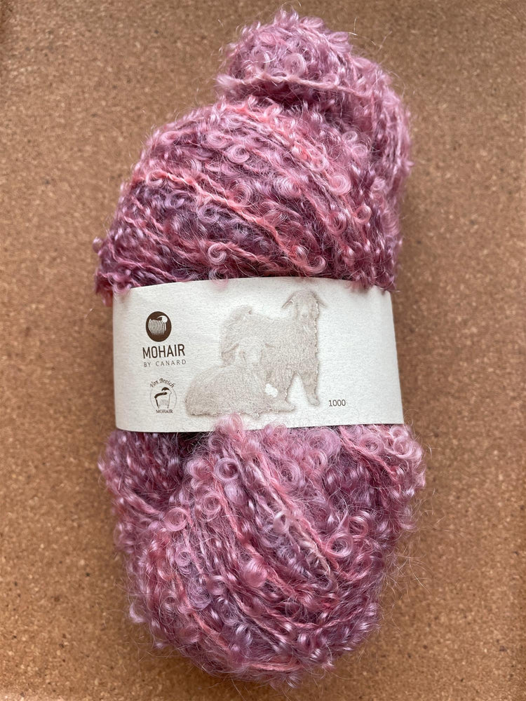 1038LE Rosa mix -	Mohair Bouclé Mix