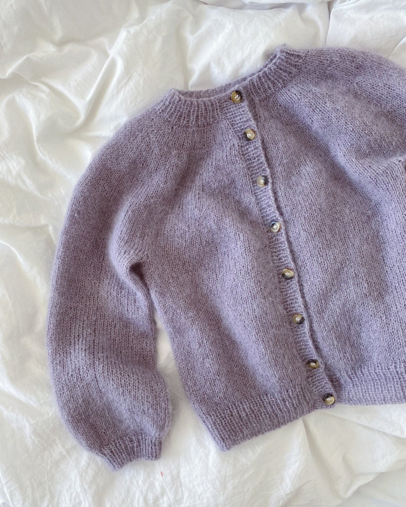 Novice Cardigan Junior - Mohair Edition - Papir