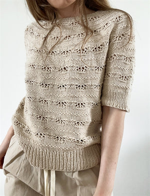 Le Knit - Musling Tee - Papir