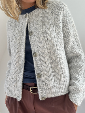 Le Knit -  Siri Cardigan - Papir