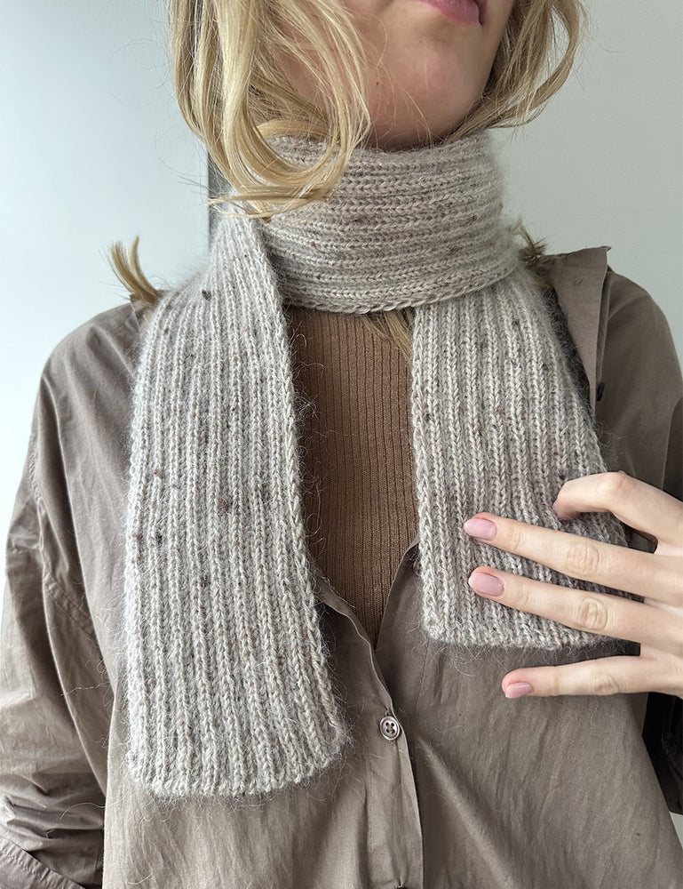 Le Knit - Note Rib Neck - Papir