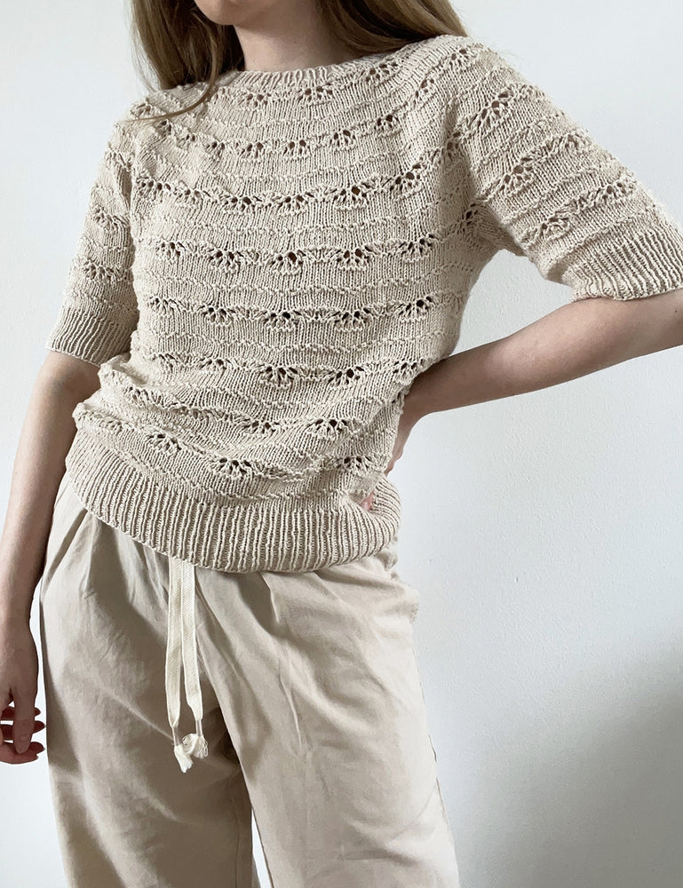 Le Knit - Musling Tee - Papir