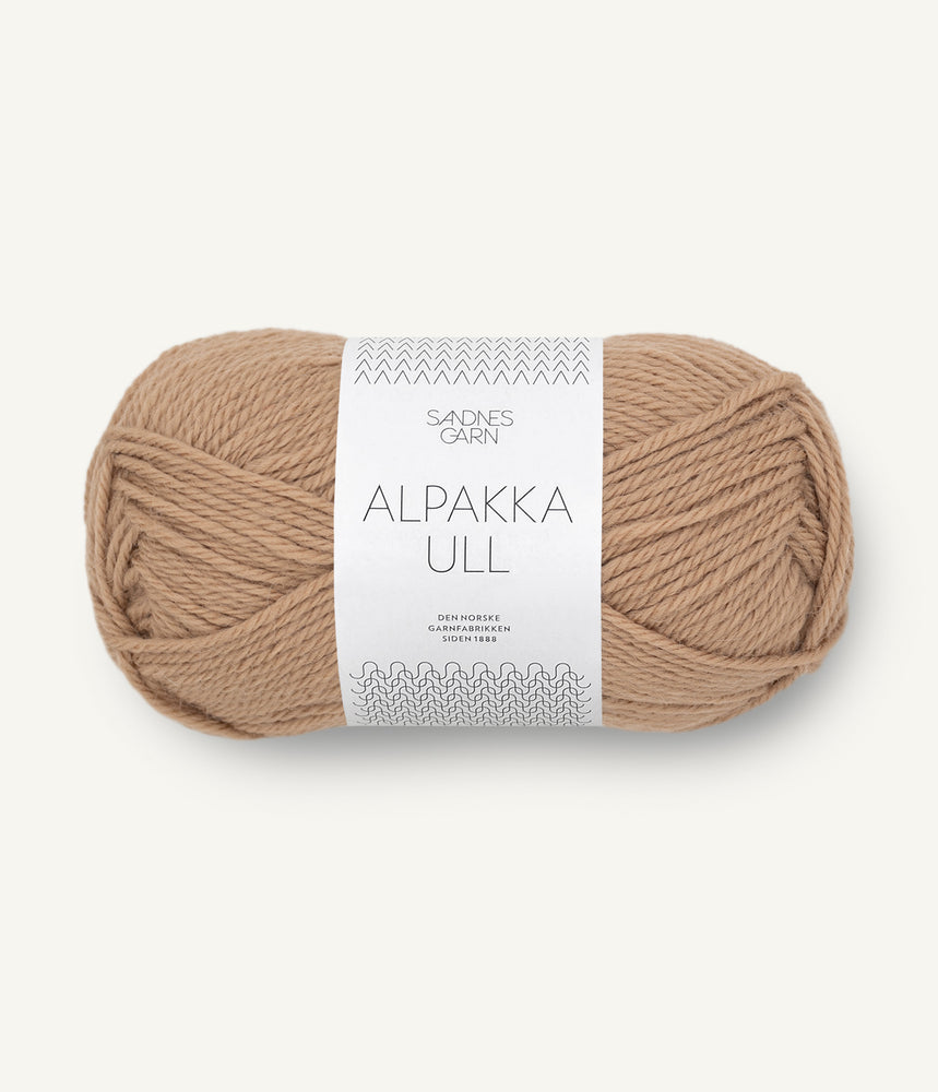 UTGÅTT 2542 Camel -	Alpakka ull