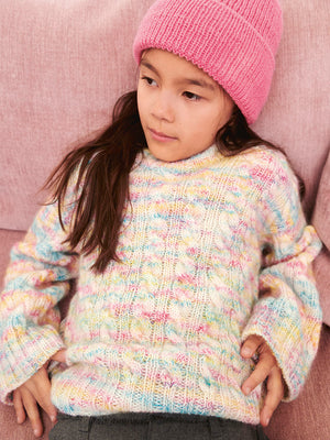 2401 - Mykt til barn - Nr. 1 BONNIE SWEATER JUNIOR - Papir