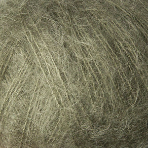 Støvet Oliven -	Soft Silk Mohair