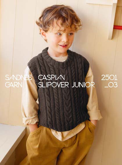 2501 - Mykt til barn - Nr. 3 Caspian Slipover Junior