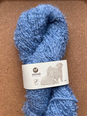 1012 Isblå -	Mohair Bouclé