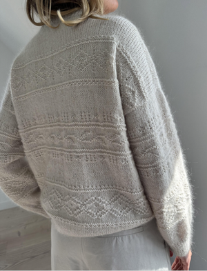 Le Knit - Porcelain Damask Sweater - Papir