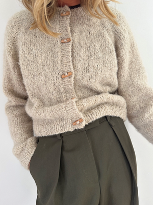 Le Knit - Foundation Cardigan - Papir