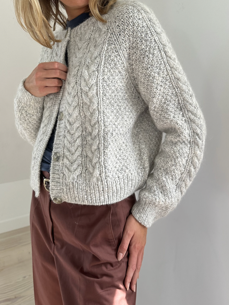 Le Knit -  Siri Cardigan - Papir