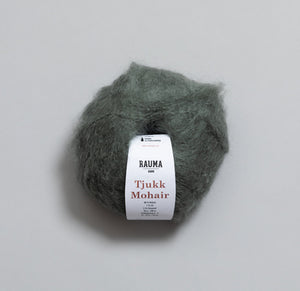 Tjukk Mohair 243 Vintermose -	Tjukk Mohair