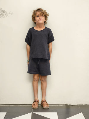 2503 - Sommerbarn - Nr. 6  Mio Tee  og Shorts Junior