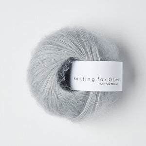 Pudderblå -	Soft Silk Mohair