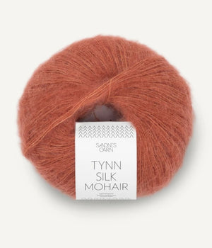 3535 Lys Kobberbrun -	Tynn Silk Mohair