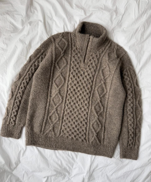 Dagmar Zipper Sweater Man - Papir