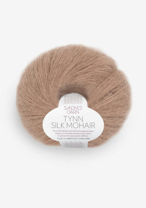 3041 Lys Eikenøtt - Tynn Silk Mohair