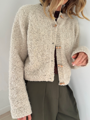 Le Knit - Foundation Cardigan - Papir