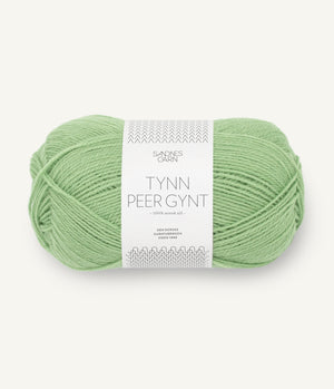 8733 Spring Green  - Tynn Peer Gynt - Sandnes garn - Garntopia