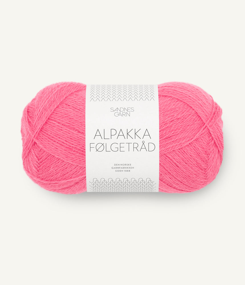 4315 Bubblegum Pink - Alpakka Følgetråd