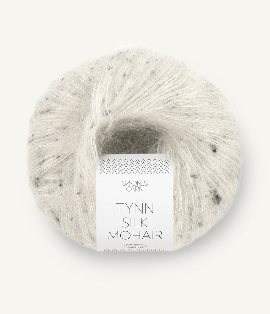 1199 Salt'n Pepper Tweed -	Tynn Silk Mohair