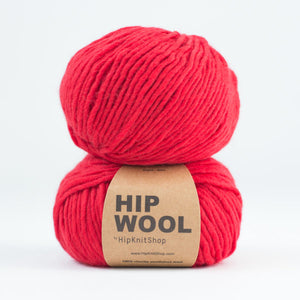 Very berry red -	Hip Wool