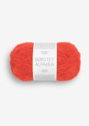 3819 Spicy Orange  -	Børstet alpakka